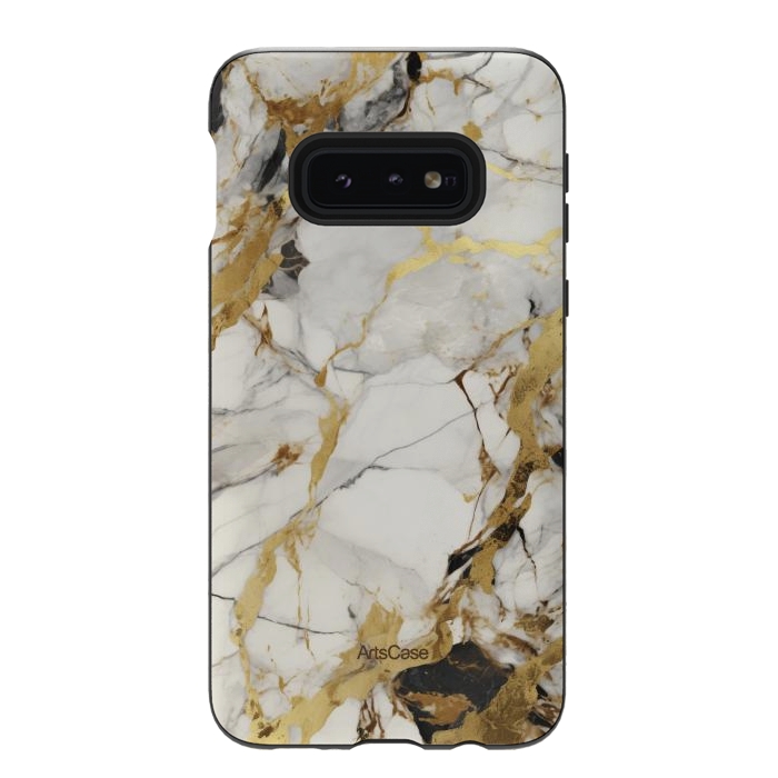 Galaxy S10e StrongFit Gold dust by ArtsCase