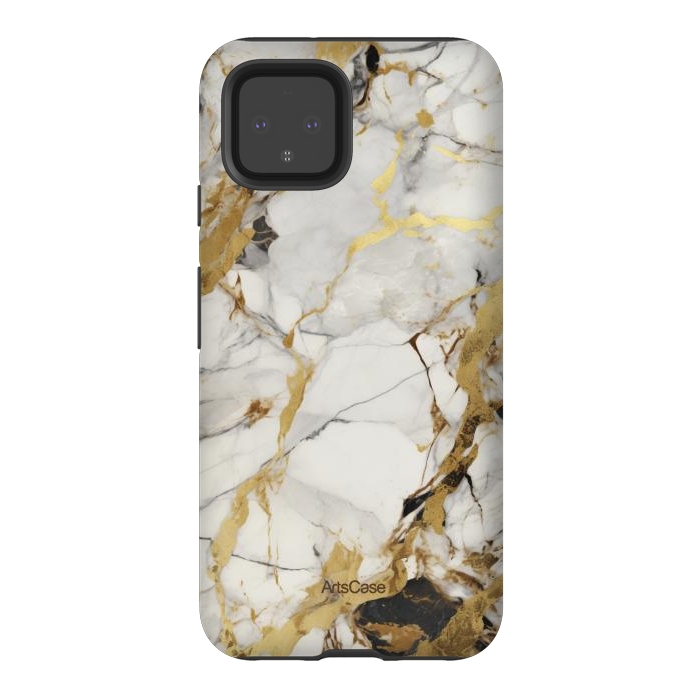 Pixel 4 StrongFit Gold dust by ArtsCase