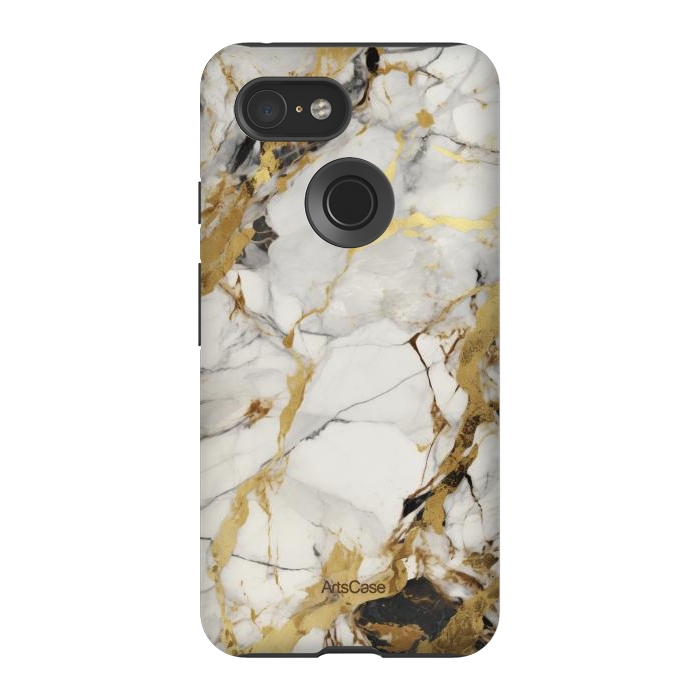 Pixel 3 StrongFit Gold dust by ArtsCase
