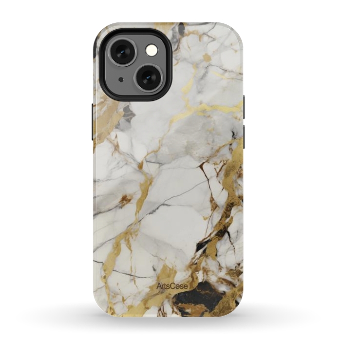 iPhone 12 mini StrongFit Gold dust by ArtsCase