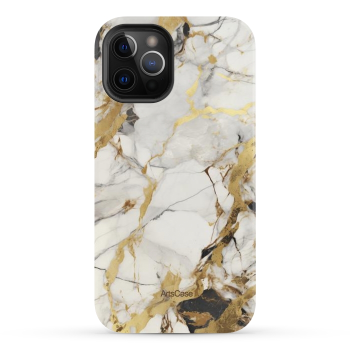 iPhone 12 Pro StrongFit Gold dust by ArtsCase