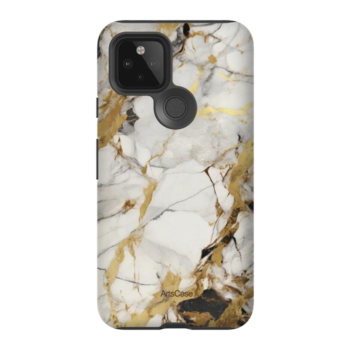 Pixel 5 StrongFit Gold dust by ArtsCase