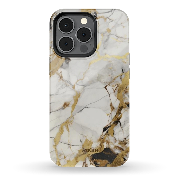 iPhone 13 pro StrongFit Gold dust by ArtsCase