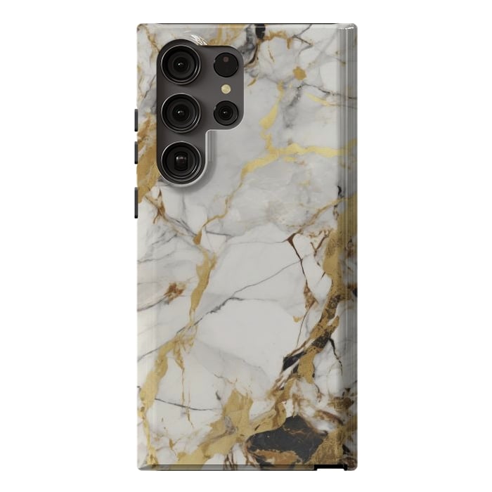 Galaxy S23 Ultra StrongFit Gold dust by ArtsCase