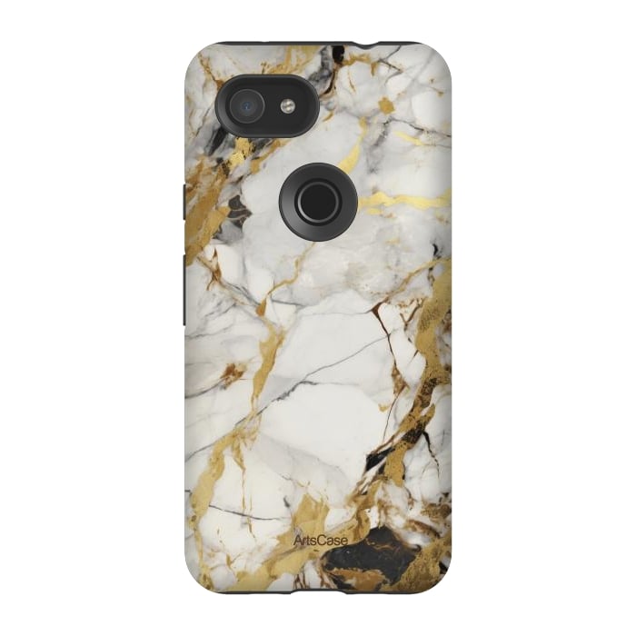 Pixel 3A StrongFit Gold dust by ArtsCase