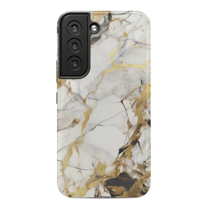 Galaxy S22 StrongFit Gold dust by ArtsCase