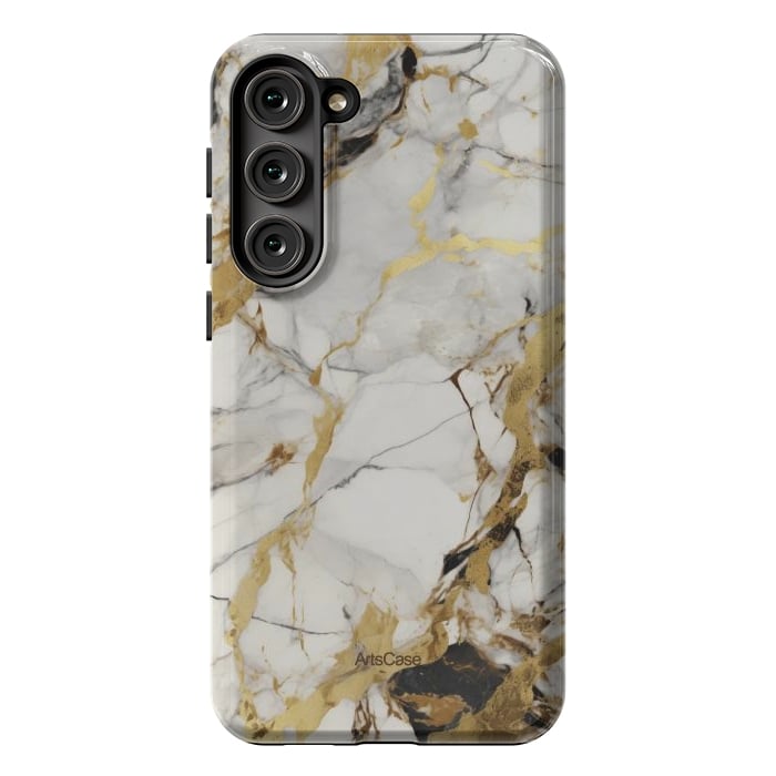 Galaxy S23 Plus StrongFit Gold dust by ArtsCase
