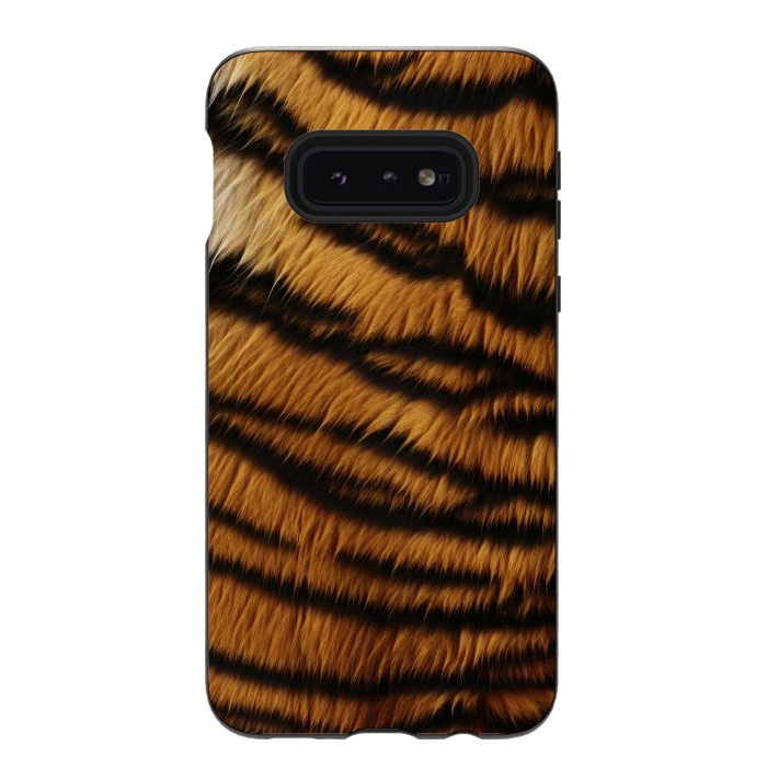 Galaxy S10e StrongFit Tiger Skin by ArtsCase