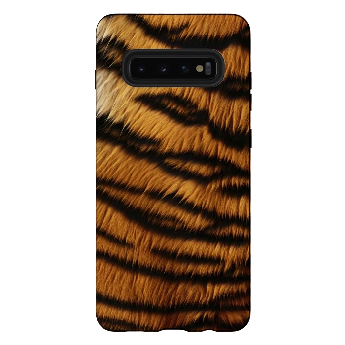 Galaxy S10 plus StrongFit Tiger Skin by ArtsCase
