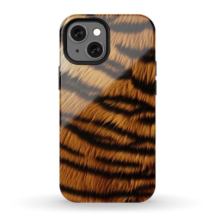 iPhone 12 mini StrongFit Tiger Skin by ArtsCase