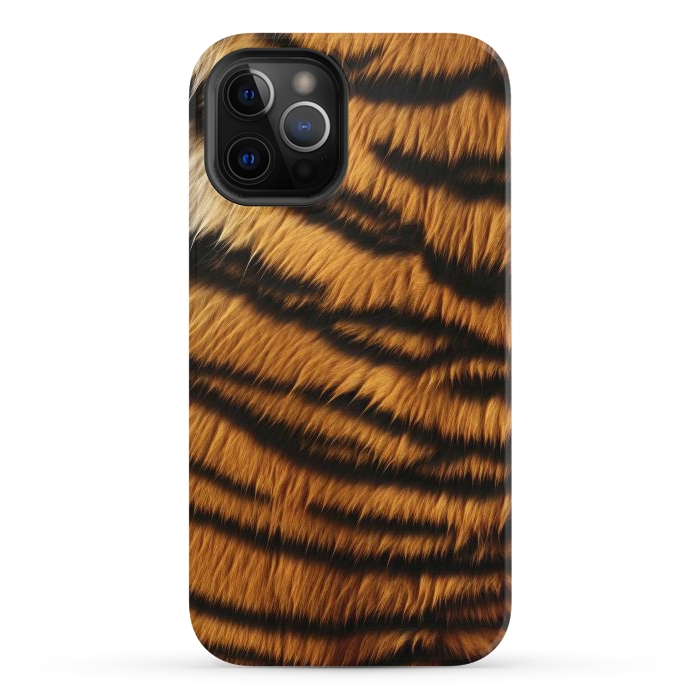 iPhone 12 Pro StrongFit Tiger Skin by ArtsCase
