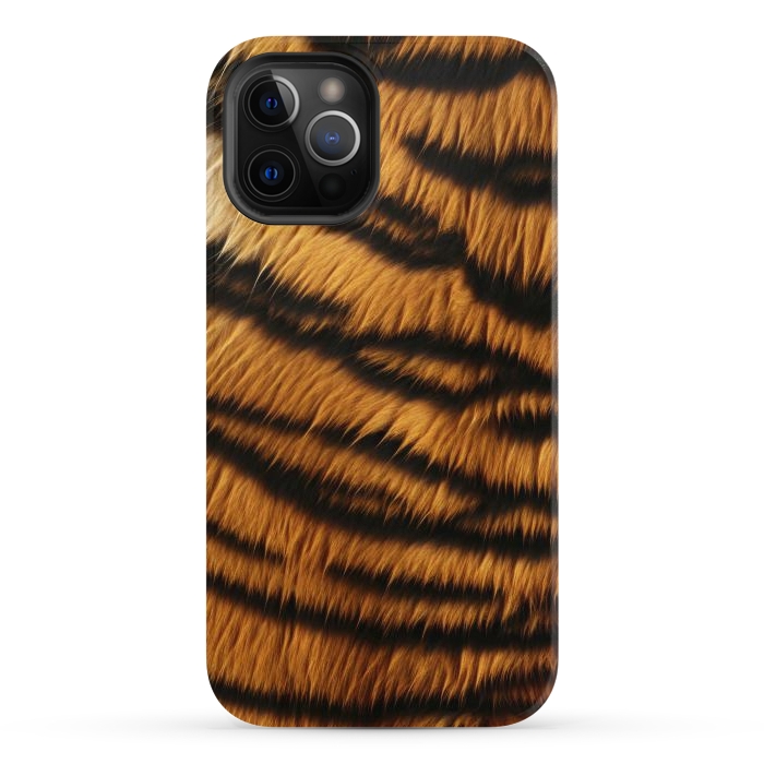 iPhone 12 Pro Max StrongFit Tiger Skin by ArtsCase