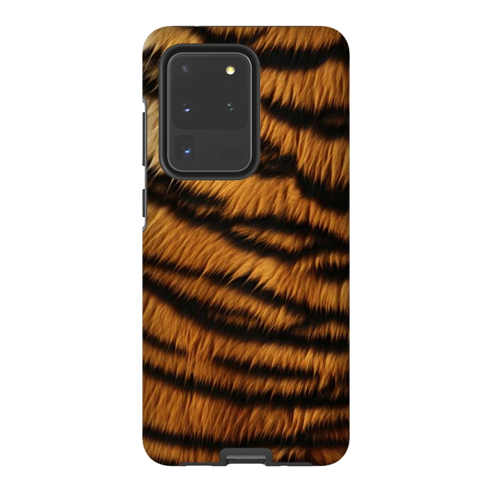 Galaxy S20 Ultra StrongFit Tiger Skin by ArtsCase