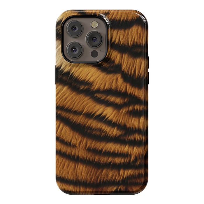 iPhone 14 Pro max StrongFit Tiger Skin by ArtsCase