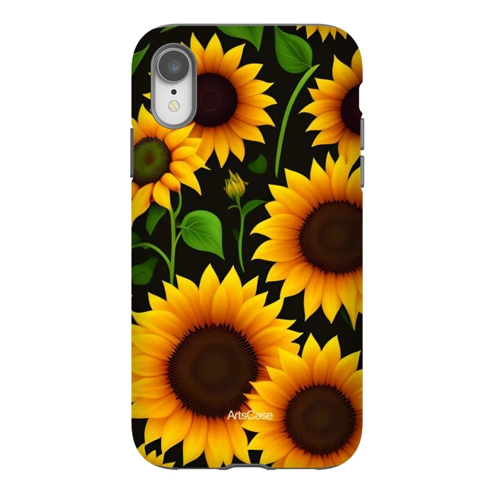 iPhone Xr StrongFit Girasoles Magicos by ArtsCase