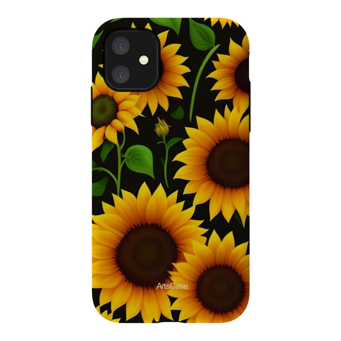 iPhone 11 StrongFit Girasoles Magicos by ArtsCase