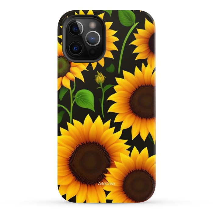 iPhone 12 Pro Max StrongFit Girasoles Magicos by ArtsCase