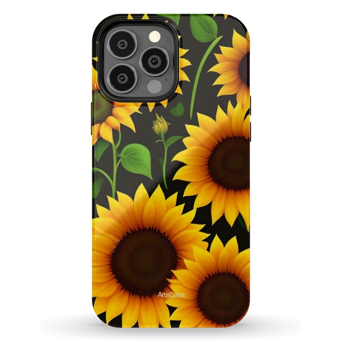 iPhone 13 Pro Max StrongFit Girasoles Magicos by ArtsCase