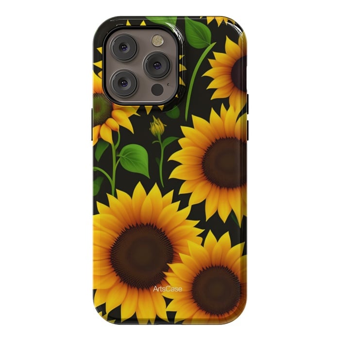 iPhone 14 Pro max StrongFit Girasoles Magicos by ArtsCase