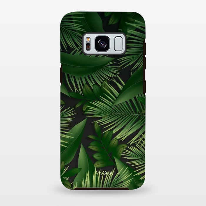 Galaxy S8 plus StrongFit Tropical Leaves Garden by ArtsCase