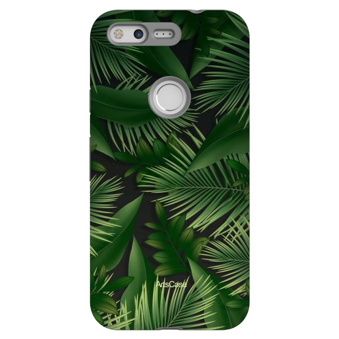 Pixel StrongFit Tropical Leaves Garden by ArtsCase