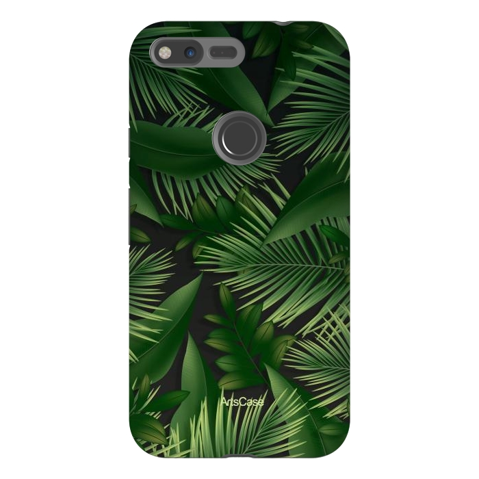 Pixel XL StrongFit Tropical Leaves Garden by ArtsCase