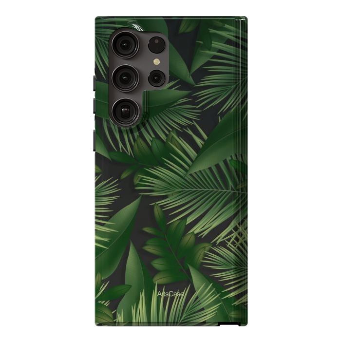 Galaxy S23 Ultra StrongFit Tropical Leaves Garden by ArtsCase