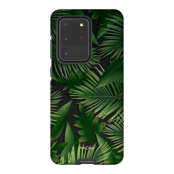 Galaxy S20 Ultra StrongFit Tropical Leaves Garden by ArtsCase