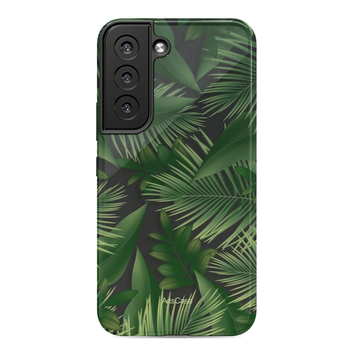 Galaxy S22 StrongFit Tropical Leaves Garden by ArtsCase