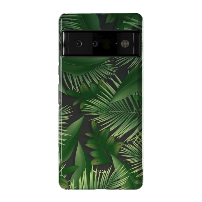 Pixel 6 Pro StrongFit Tropical Leaves Garden by ArtsCase