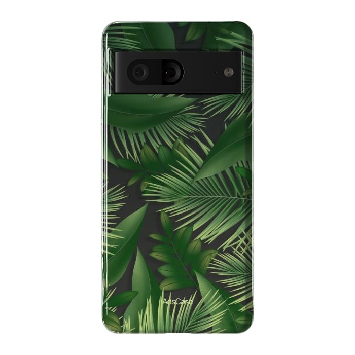 Pixel 7 StrongFit Tropical Leaves Garden by ArtsCase