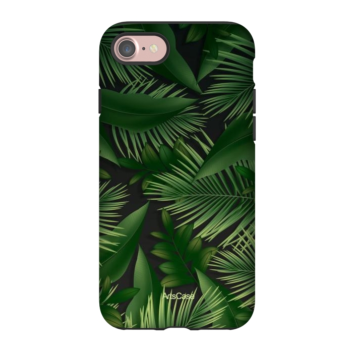 iPhone 7 StrongFit Tropical Leaves I by ArtsCase