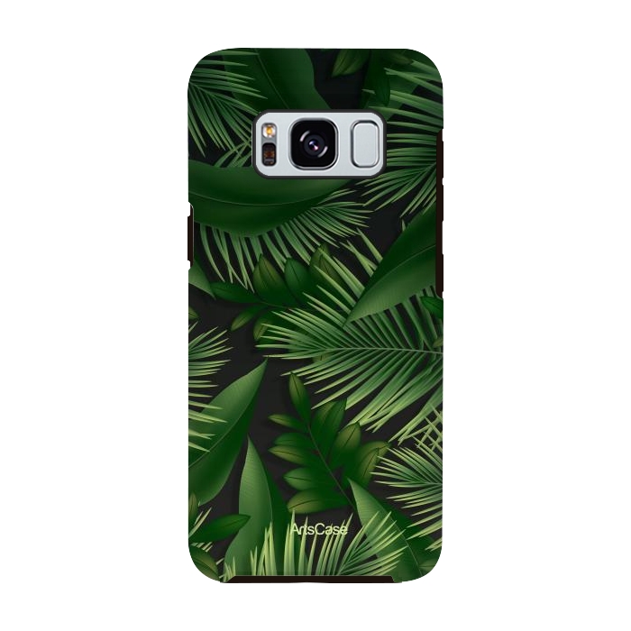 Galaxy S8 StrongFit Tropical Leaves I by ArtsCase