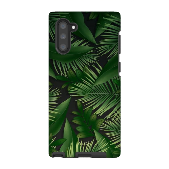 Galaxy Note 10 StrongFit Tropical Leaves I by ArtsCase