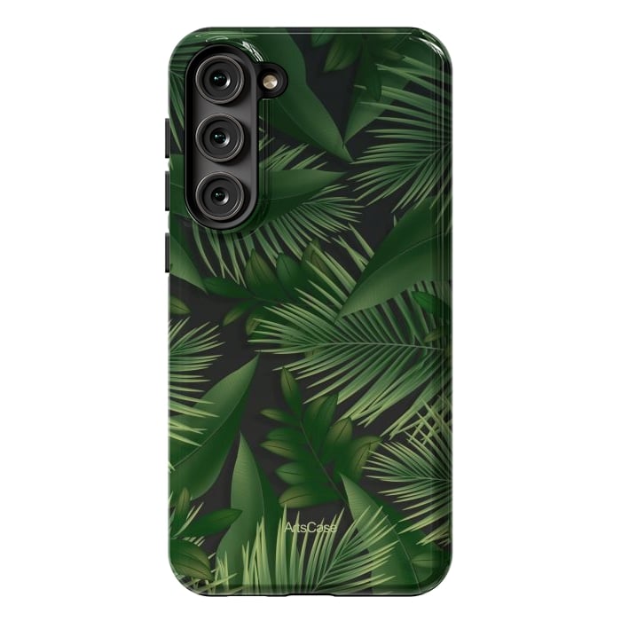 Galaxy S23 Plus StrongFit Tropical Leaves I by ArtsCase
