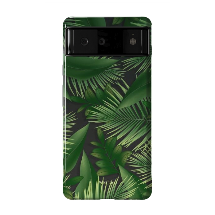 Pixel 6 StrongFit Tropical Leaves I by ArtsCase
