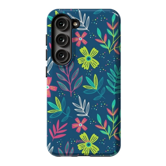 Galaxy S23 StrongFit WildFlowers 01 by ArtsCase