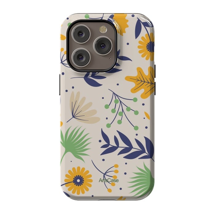 iPhone 14 Pro StrongFit Sunflower Sanctuary by ArtsCase