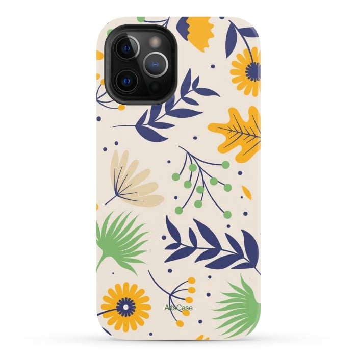 iPhone 12 Pro Max StrongFit Sunflower Sanctuary by ArtsCase