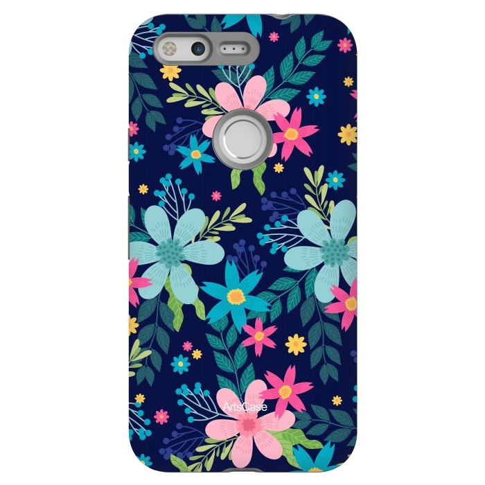 Pixel StrongFit Rain of Colors and Flowers by ArtsCase