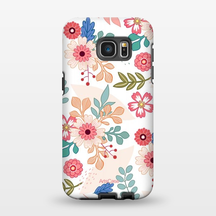 Galaxy S7 EDGE StrongFit Brunch of Flowers by ArtsCase