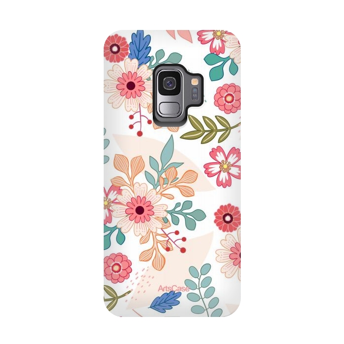 Galaxy S9 StrongFit Brunch of Flowers by ArtsCase