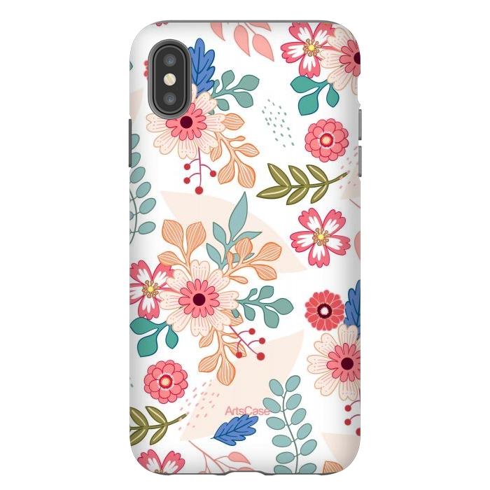 iPhone Xs Max StrongFit Brunch of Flowers by ArtsCase