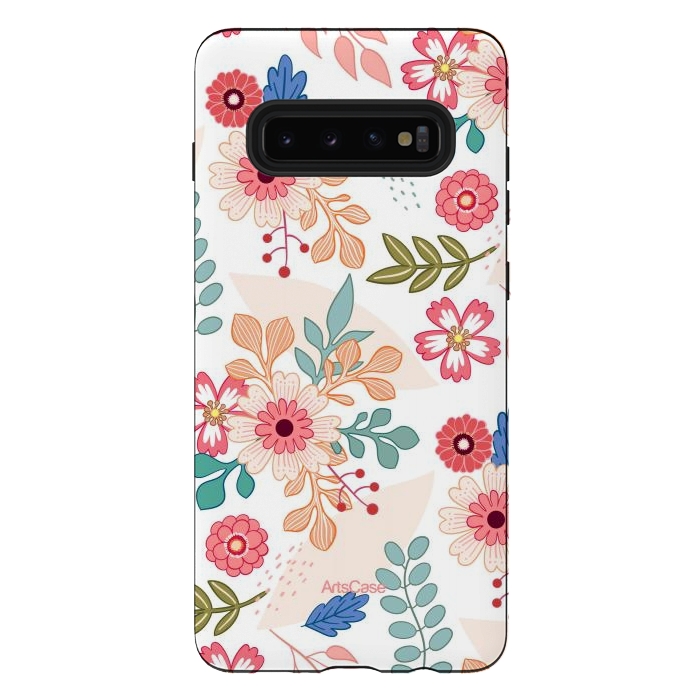 Galaxy S10 plus StrongFit Brunch of Flowers by ArtsCase