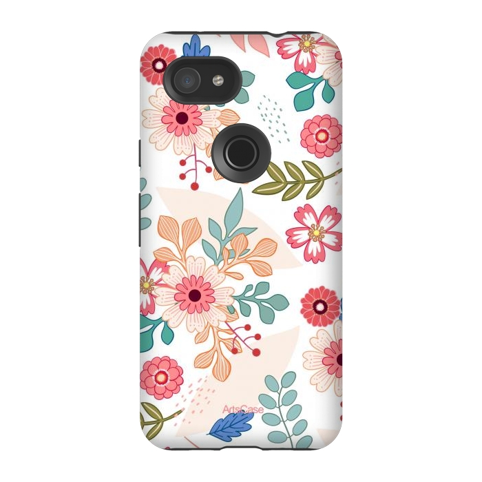 Pixel 3A StrongFit Brunch of Flowers by ArtsCase