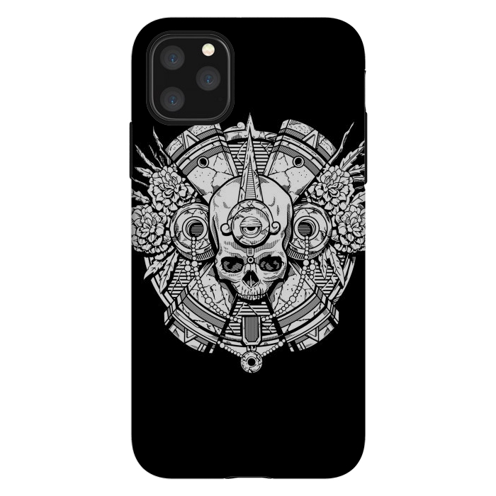 iPhone 11 Pro Max StrongFit Aztec Skull by Winston