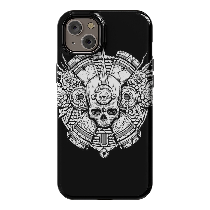 iPhone 14 Plus StrongFit Aztec Skull by Winston