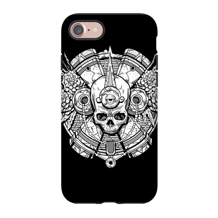 iPhone 7 StrongFit Aztec Skull by Winston