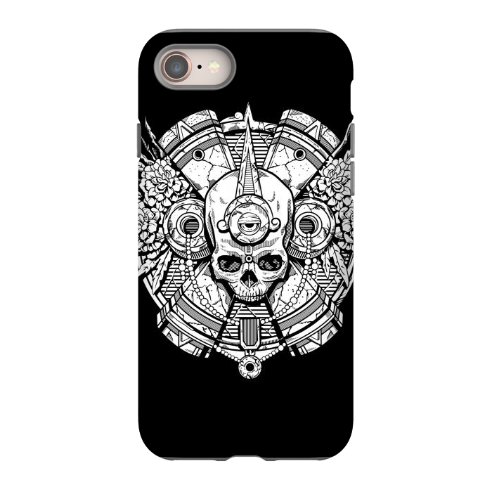 iPhone 8 StrongFit Aztec Skull by Winston
