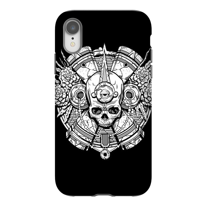 iPhone Xr StrongFit Aztec Skull by Winston